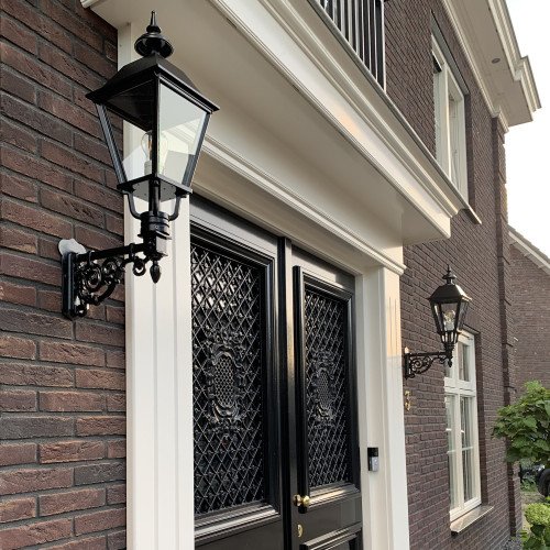 klassieke buitenverlichting - stijlvolle landelijke vierkante buitenlamp KS Zandvoort M - Nostalux