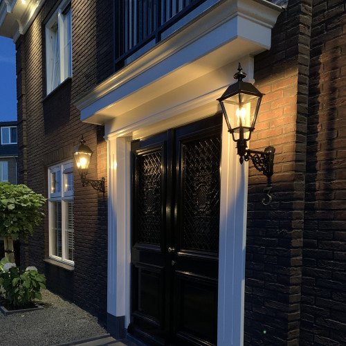 klassieke buitenverlichting - stijlvolle landelijke vierkante buitenlamp KS Zandvoort M - Nostalux
