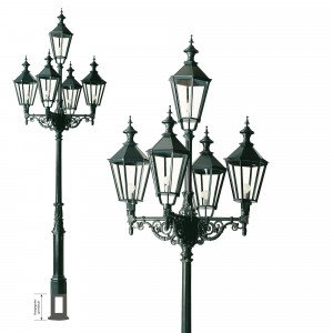 London (0401) - KS Verlichting - Buitenverlichting Zeskant