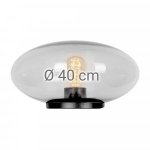 Losse tuinverlichting bol helder elips incl. flens  Losse tuinverlichting bol helder elips incl. flens