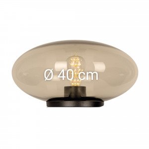 Losse tuinverlichting bol fume elips incl. flens  Losse tuinverlichting bol fume elips incl. flens