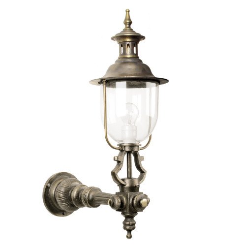 Buitenlamp Friedberg staand L Brons