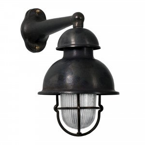 Scheepslamp in antiek zwarte kleur Scheepslamp in antiek zwarte kleur