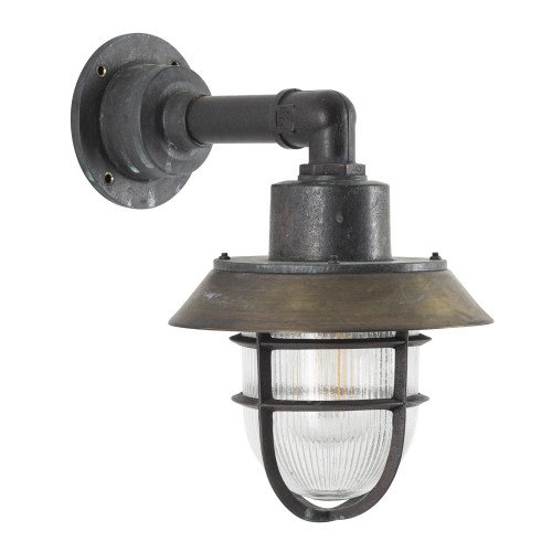 KS Docklight maritieme scheepslamp messing zwart