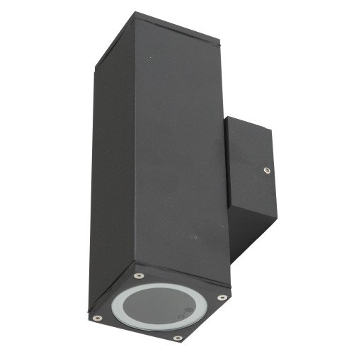 moderne wandspot Kevin  up en down met GU10 fitting voor binnen en buiten