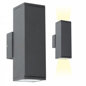 Up & Down buitenlamp Kevin  Antraciet Up & Down buitenlamp Kevin  Antraciet