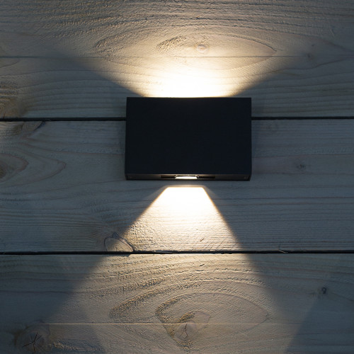 Flatliner wandlamp zwart