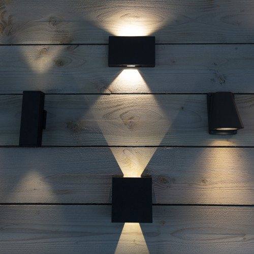 Flatliner wandlamp zwart