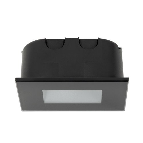 Inbouwspot Silicon 1 zwart