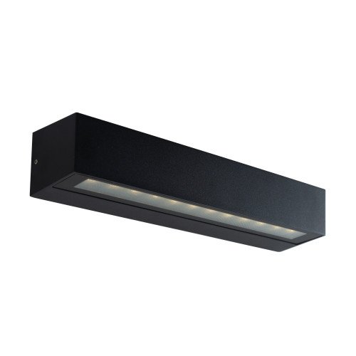 Buitenlamp Score L buitenverlichting zwart aluminium in moderne stijl