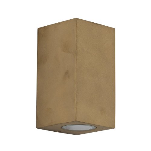 Up- en down wandlamp Levi in messing kleur