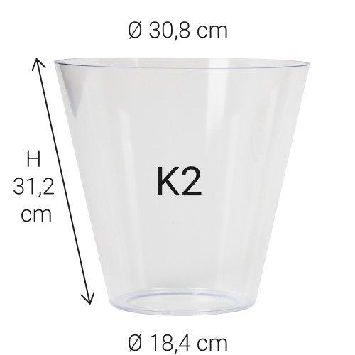 Echt Glas K2 (5864) - KS Verlichting - Lampkappen & glazen