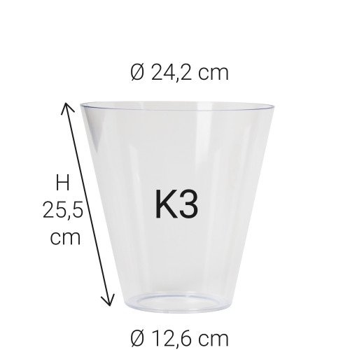 Echt Glas K3 (5865) - Nostalux - Lampkappen & glazen