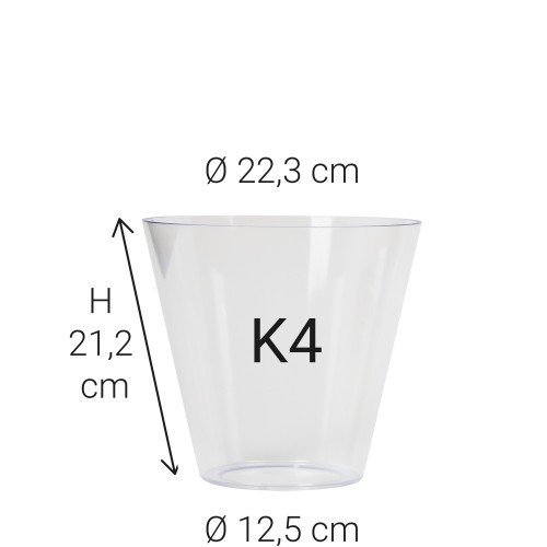 Echt Glas K4 (5870) - Nostalux - Lampkappen & glazen
