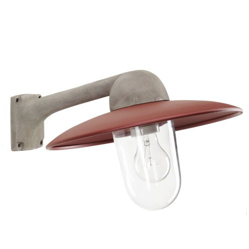 Wandlamp Fabrique Alu./Rood (1196RD) - KS Verlichting - Stoer & Industrieel