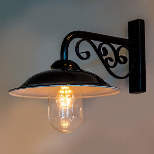 Stationslamp, Zwart (1260) - KS Verlichting - Buitenverlichting Rond