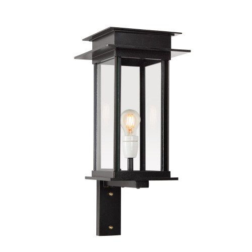 Jaren 30 buitenlamp - Praag Klein (1348) - KS Verlichting - all time favorite - Nostalux zwarte buitenlamp