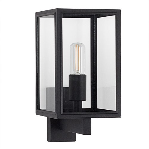 buitenlamp Soho met dag en nacht sensor - buitenverlichting - RVS mat zwart