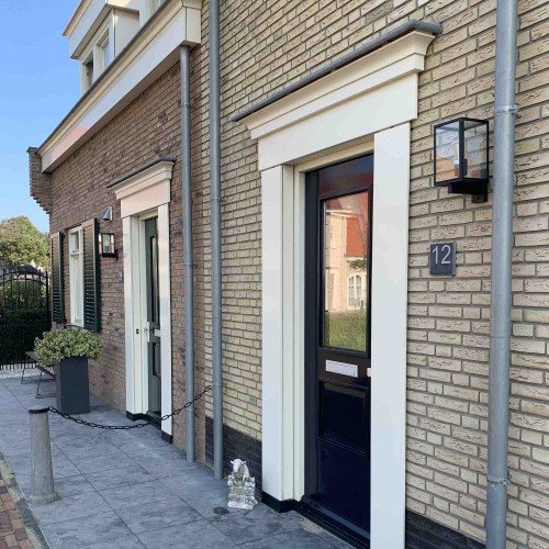 buitenlamp Soho met dag en nacht sensor - buitenverlichting - RVS mat zwart