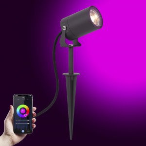 tuinspot - KS Verlichting - KS Stark antraciet - Tuinspot - Wifi LED