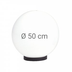 Bol opaal Ø 50 incl. flens (3685) - KS Verlichting - Tuinverlichting Bol Bol opaal Ø 50 incl. flens (3685) - KS Verlichting - Tuinverlichting Bol