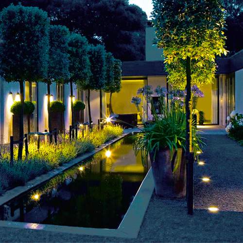 RVS Grondspot LED Rond