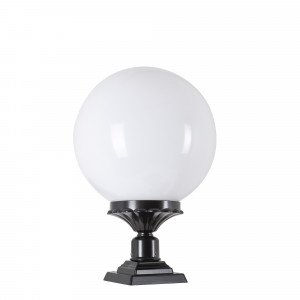 Buitenlamp sokkellamp Metz met 25cm bol in kleur groen Buitenlamp sokkellamp Metz met 25cm bol in kleur groen