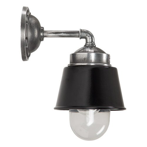 Wandlamp industrieel Zwart