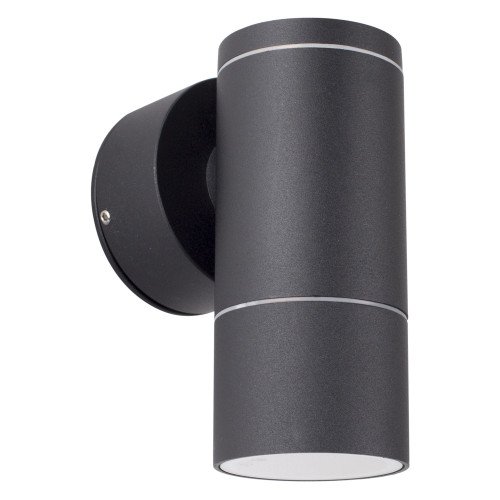 Downlighter buitenlamp Ray zwart aluminium modern gu10