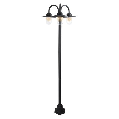 Dolce Retro 3 lichts Zwart - Buitenlamp KS Verlichting