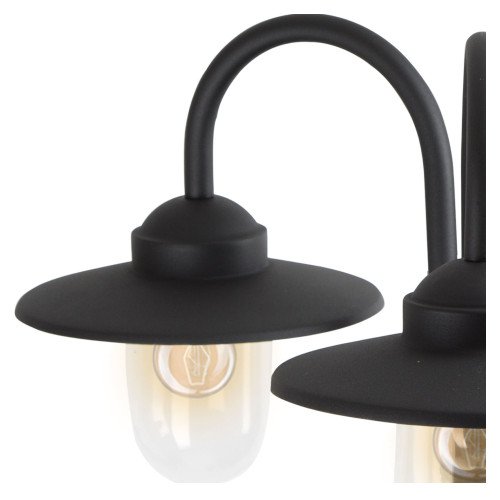 Dolce Retro 3 lichts Zwart - Buitenlamp KS Verlichting