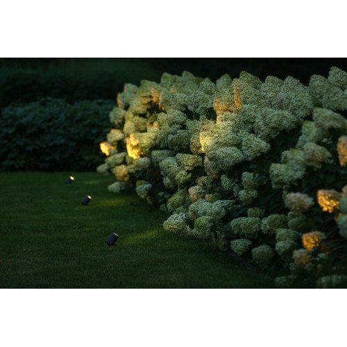 Tuinlamp Castor 4 antraciet aluminium moderne buitenlamp met ronde vorm