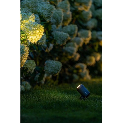 Tuinlamp Castor 4 antraciet aluminium moderne buitenlamp met ronde vorm