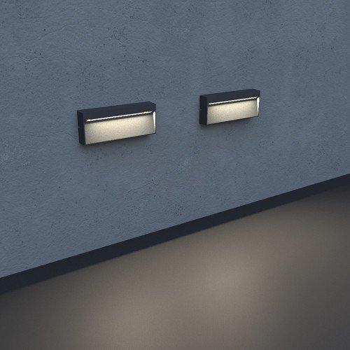 Wandspot LED downlighter Shadow rechthoek