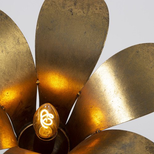 Gouden bladeren design hanglamp Metaal E14