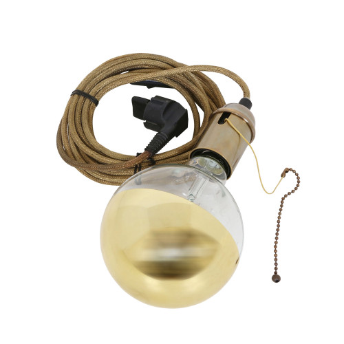 Byron hanglamp antiek messing 
