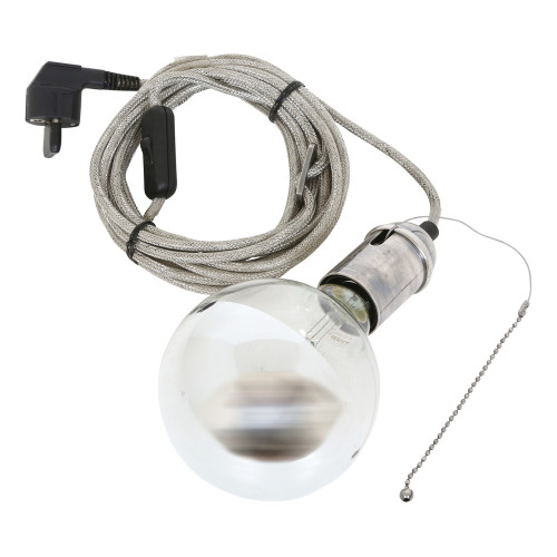 Byron hanglamp antiek zilver 