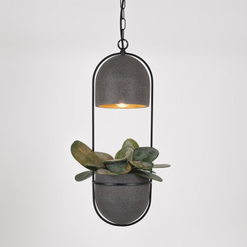 Pebble hanglamp incl. plantenbakje