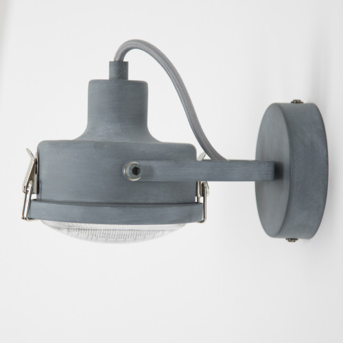 wandlampen industrieel - opbouwspot Satellite 1 grijs of zwart - industriële lamp - spots - Nostalux