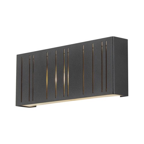 design wandlamp voor binnen en buiten met grote fitting en kunststof beglazing