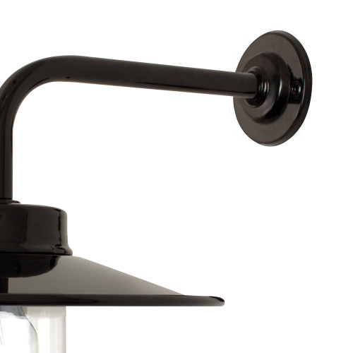 Zwarte stallamp bewegingssensor muurlamp landelijk design