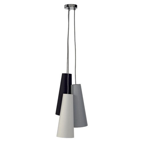 Soprana Cone Pd-2 Zwart/wit/grijs 3xe14