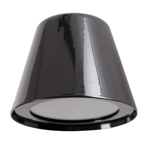 Zwarte stallamp GU10 dag/nacht sensor muurlamp