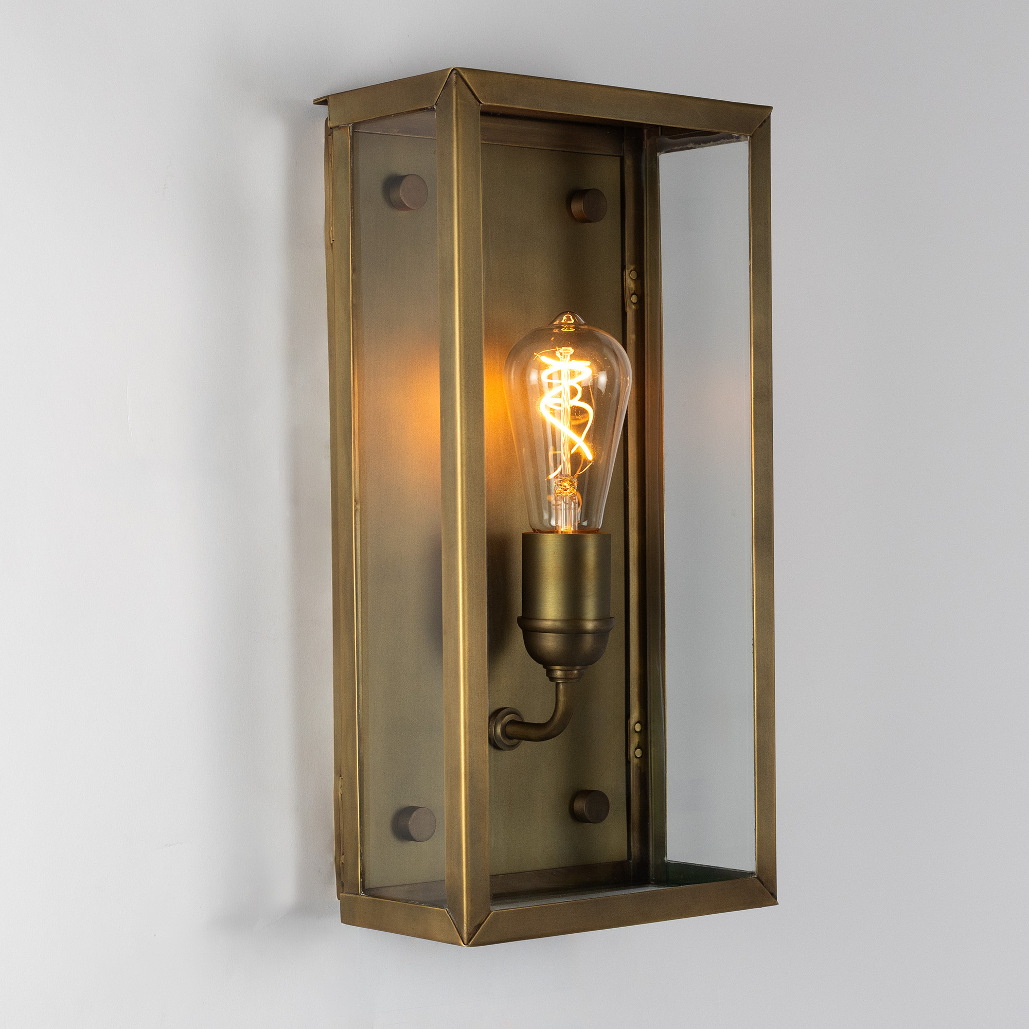 Wandlamp Biarritz Antiek Messing